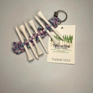 PARACORD: GOLF TEE KEY CHAIN CARDIGAN